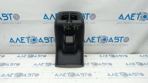 Center console trim with air duct Jeep Cherokee KL 14-18 black, scratches