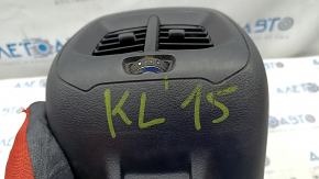 Center console trim with air duct Jeep Cherokee KL 14-18 black, scratches