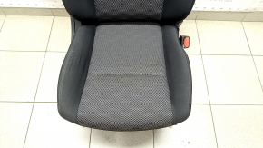 Passenger seat Nissan Rogue Sport 17- without airbag, mechanical, cloth, black with gray insert
