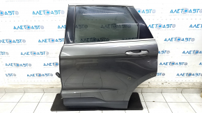 Door assembly rear left Ford Edge 15- keyless, graphite J7, bumpers