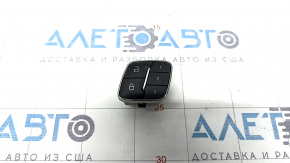 Front left door lock button Ford Edge 19- black with chrome, for seat memory