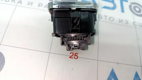 Front left door lock button Ford Edge 19- black with chrome, for seat memory
