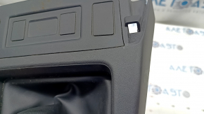 Gear shifter cover Subaru Forester 14-18 SJ manual transmission, black, scratches