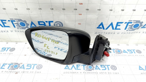 Side mirror left Nissan Rogue Sport 17-19 5 pins, turn signal, graphite