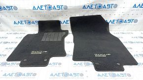 Set of floor mats for Nissan Rogue Sport 17-cloth black