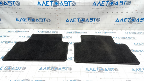 Set of floor mats for Nissan Rogue Sport 17-cloth black
