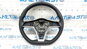 Naked steering wheel Nissan Rogue Sport 17-19 rubber black