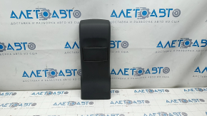 Rear center console trim Toyota Prius V 12-17 dark gray, with cup holders, scratches