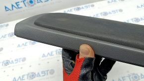 Armrest Toyota Prius V 12-17 dark gray, black cloth, chemically treated, scratches