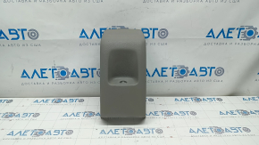 Rear center console trim Hyundai Sonata 15-17 gray, scratches