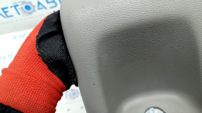 Rear center console trim Hyundai Sonata 15-17 gray, scratches