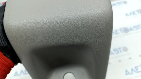 Rear center console trim Hyundai Sonata 15-17 gray, scratches