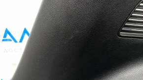 Right arch trim Ford Edge 15 - black, under subwoofer, scratches, plastic turned white, fasteners are broken