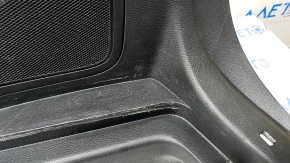 Right arch trim Ford Edge 15 - black, under subwoofer, scratches, plastic turned white, fasteners are broken