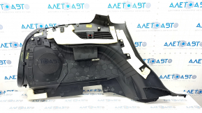 Right arch trim Ford Edge 15 - black, under subwoofer, scratches, plastic turned white, fasteners are broken