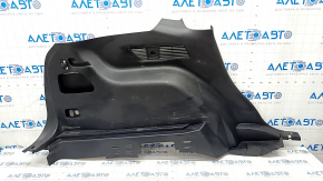 Left arch trim Ford Edge 15 - black, deep scratches, broken mount