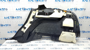 Left arch trim Ford Edge 15 - black, deep scratches, broken mount