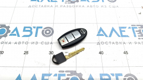 Smart key Nissan Rogue Sport 17-19 3 buttons, type 2, useful chrome, worn