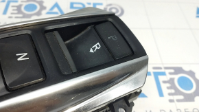 Gear shifter Acura TLX 15- buttons, worn, chrome peeled off buttons, broken mount