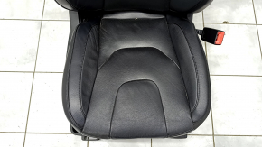Passenger seat Ford Edge 15- with airbag, electric, heated, ventilated, leather black, Titanium, cracks, missing plug