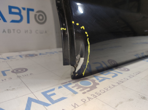 Bare rear left door VW CC 08-17 black LC9X, painted 0.3, dented corner