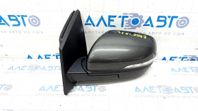Side mirror left Ford Edge 19-14 pins, turn signal, heated, auto-dimming, BSM, graphite