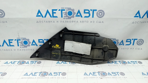 Center console trim side left Nissan Sentra 13-19 front, black, scratches