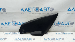 Center console trim side right Nissan Sentra 13-19 front, black, scratches