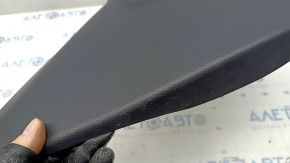 Center console trim side right Nissan Sentra 13-19 front, black, scratches