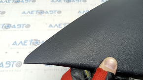 Center console trim side right Nissan Sentra 13-19 front, black, scratches