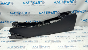 Central console Nissan Sentra 17-19 bare, black, scratches