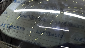 Naked trunk door with glass Ford Edge 19- graphite J7, pokes scratches on glass