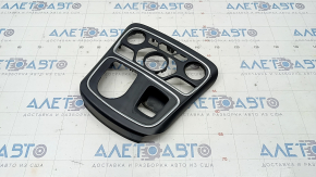 Chrysler 200 15-17 center console trim black, scratches, peeling chrome