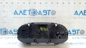 Instrument cluster Hyundai Sonata 11-15 hybrid chrome peeled off, scratches