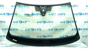 Windshield Audi A4 B9 17 - under camera and rain sensor, scratches, camera mount broken