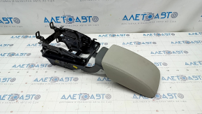 Armrest Audi Q5 8R 09-17 leather, gray
