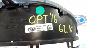 Instrument cluster Kia Optima 16- 62k scratches