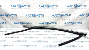 Glass seal with molding front left Audi A4 B9 17-25 chrome