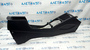 Central console armrest and cup holders Kia Forte 4d 17-18 rest black, scratches