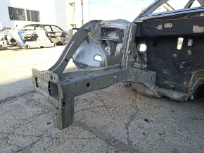 Front right quarter Honda Accord 18-22 hybrid, on the body, beige, dented threshold, bump