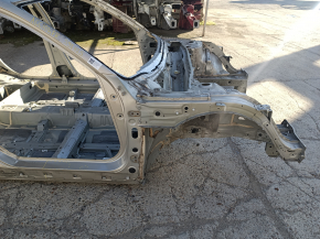 Front right quarter Honda Accord 18-22 hybrid, on the body, beige, dented threshold, bump