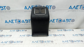 Rear center console trim Chrysler 200 15-17 black, under air ducts, scratches