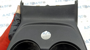 Rear center console trim (cup holders) Chevrolet Volt 16- black, scratches