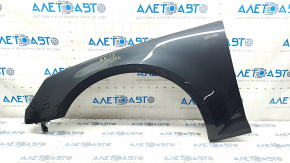 Front left wing Audi A4 B9 17-19 with bracket, graphite LX7L, dented