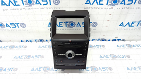 Radio and climate control panel Ford Edge 19-sync 3, auto, with heated and ventilated seats, under CD-Changer, peeling paint