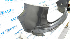 Rear bumper bare Ford Edge 19 - graphite, for parking sensors, scratches, broken fasteners