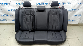 Rear row of seats 2nd row Audi A4 B9 17-19 leather, black