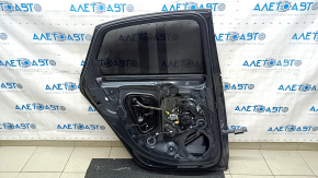 Door assembly rear left Audi A4 B9 17-19 graphite LX7L, keyless, bumpers