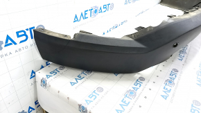 Rear bumper lip Ford Edge 19 - for parking sensors, without towing hook and towbar, structure, bumps