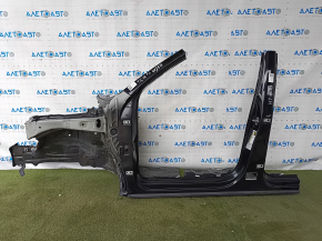 Front quarter left VW Tiguan 18-24 black, with central pillar